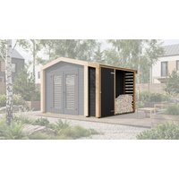 weka Kaminholzregal "optionale Erweiterung für Gartenhaus Killarney" verschiedene Farben und Größen (RABATT 51%) Unkategorisiert online kaufen