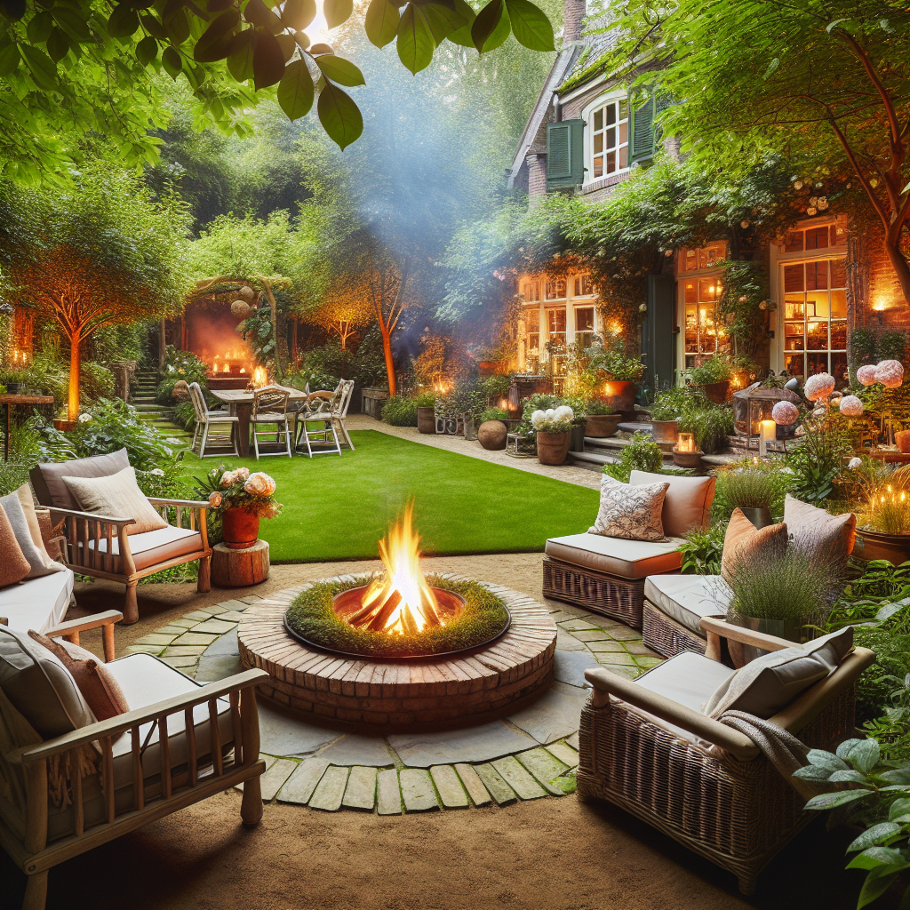 Die Magie von Feuerstellen und Outdoor-Kaminen: Verwandeln Sie Ihren Garten in ein gemütliches Paradies