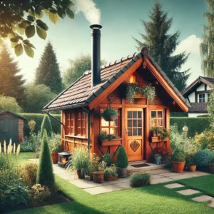 Welche Art von Kamin eignet sich für ein Gartenhaus