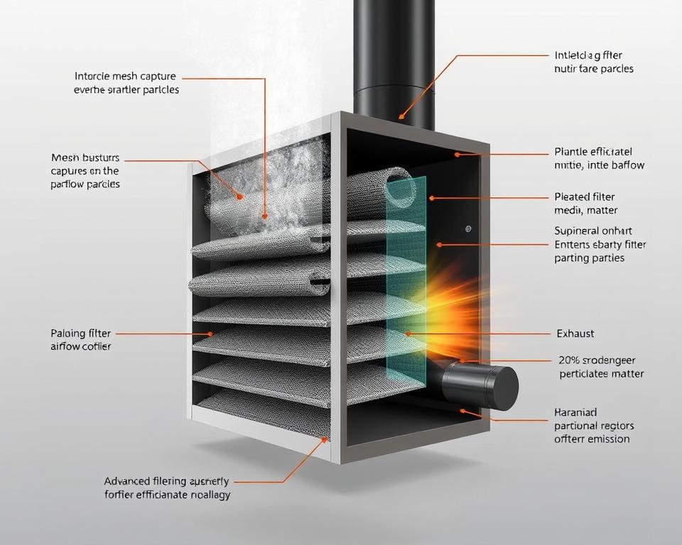 Feinstaubfilter Effizienz Messung