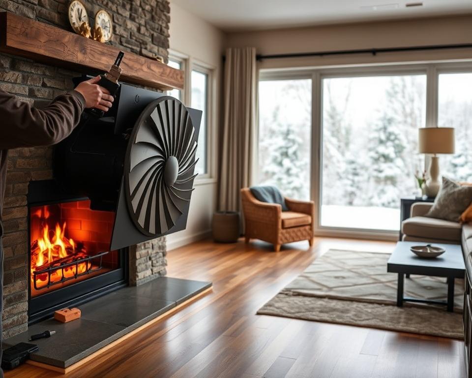 Kaminventilator Installation Schritt für Schritt