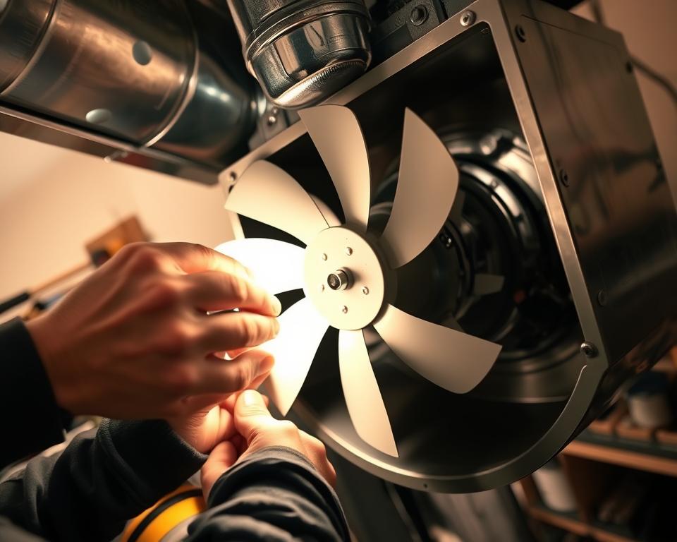 Ofenventilator Wartung