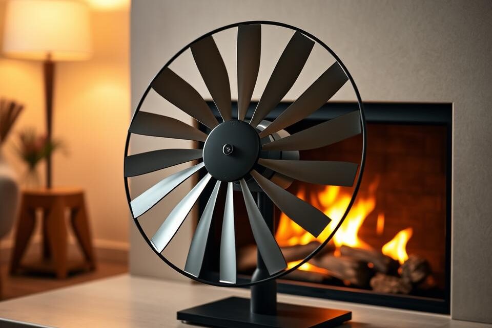 Kaminventilator für optimale Wärmeverteilung im Raum
