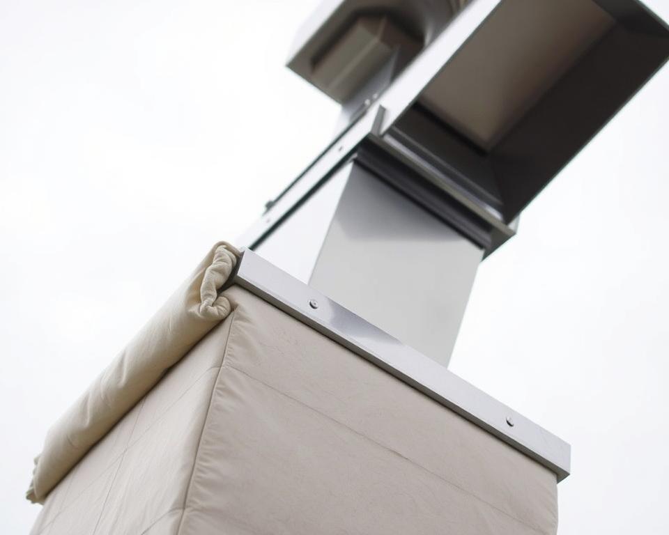 Außenschornstein Isolierung und Wetterschutz