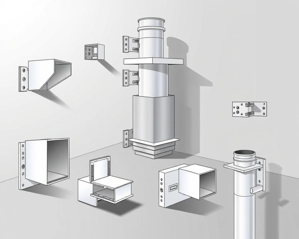 Schornstein Befestigungssysteme Montage