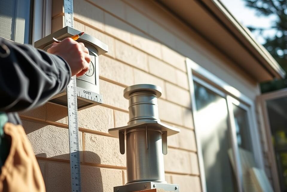 Was ist bei der Montage eines Außenschornsteins zu beachten?