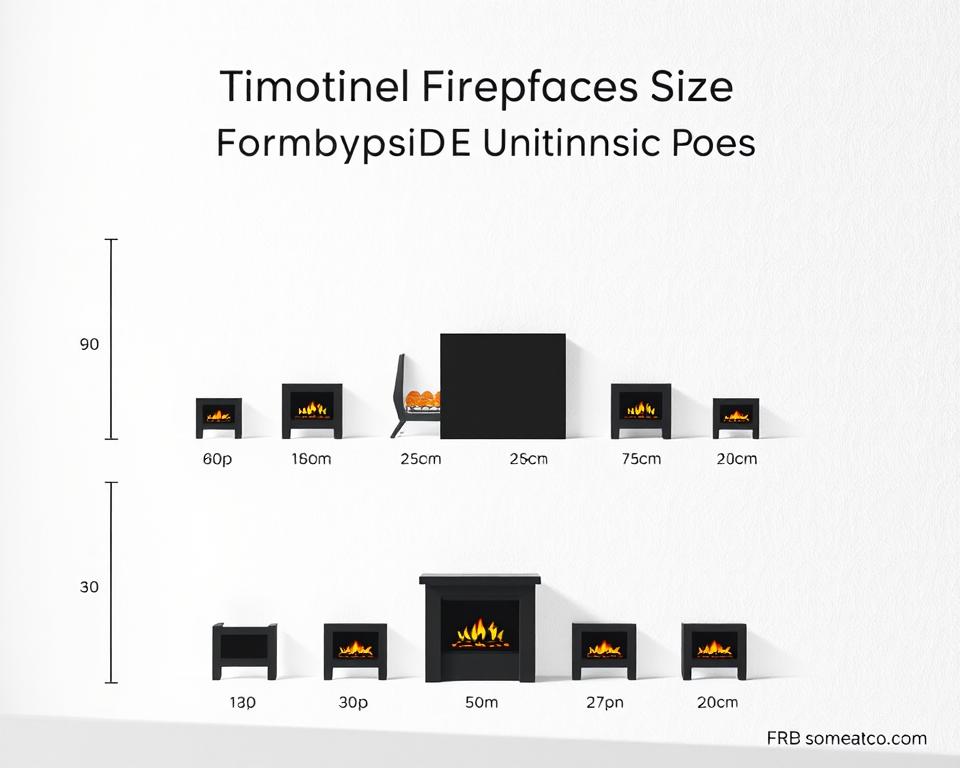 Kamingrößen für verschiedene Räume