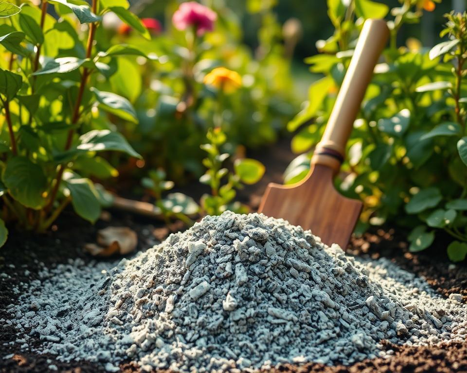 Kaminofenasche im Garten verwenden
