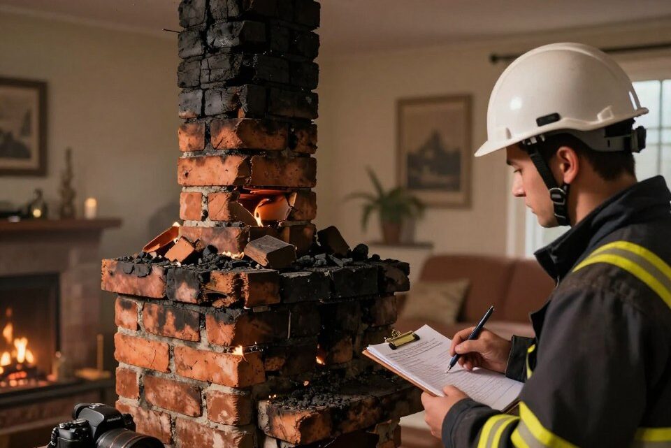 Brandursachenermittlung & Beweissicherung bei Kamin- und Schornsteinschäden