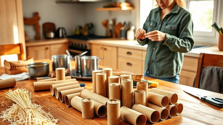 Kaminanzünder selber machen: Einfache Anleitung